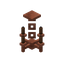 Brown Copper Chandelier