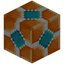 Decorated Orange Glazed Terracotta