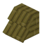 Bamboo Planks Steep Base Roof