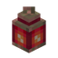 Red Exposed Copper Lantern