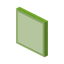 Clear Lime Stained Glass Pane