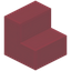 Dark Red Transparent Plastic Stairs