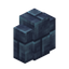 Cut Asurine Brick Wall