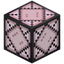 Large Diamond Pink Stained Glass