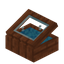 Light Blue Acacia Display Case