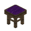Purple Twilight Oak Seat
