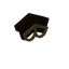 Bargeboard Halfcircle Cap Upper 22 Dark Oak