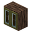 Pine Glass Kitchen Cabinet