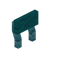 Cyan Blue Bioshroom Raised Seat Back