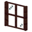 Mangrove Planks Four Pane Window