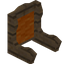 Orange Twilight Oak Fancy Seat Back