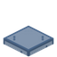 Light Blue Glass Trapdoor