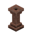 Polished Granite Standing Torch - L