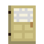Windowed Birch Door