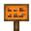 Orange Canvas Sign