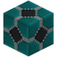 Decorated Cyan Glazed Terracotta