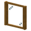 Stripped Palm Pane Window