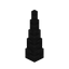 Tall Lavastone Stalagmite