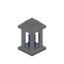 Purple Fancy Iron Lantern