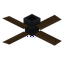 Spruce Dark Ceiling Fan