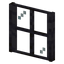Blackstone Four Pane Window