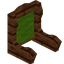 Lime Zelkova Fancy Seat Back