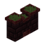 Nether Brick Grass Topped Wall