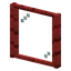 Redwood Planks Pane Window