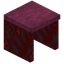 Stripped Crimson Desk