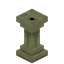 End Stone Bricks Standing Torch - L