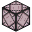 Large Diamond Pink Stained Glass
