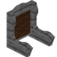 Brown White Mangrove Fancy Seat Back