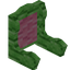 Pink Green Bioshroom Fancy Seat Back