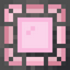 Fancy Pink Stained Glass Pane
