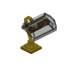 Gray Fancy Gold Lamp