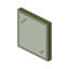 Connecting Green Stained Glass Pane