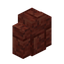 Cracked Red Rock Brick Wall