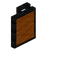 Orange Ebony Tall Seat Back