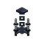 White Iron Chandelier
