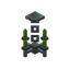 Lime Silver Chandelier