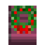 Crimson Door with Wreath