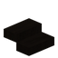 Spiral Stairs Lower Slab Dark Oak