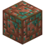 Tiny Brick Bordered Raw Copper Block