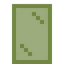 Green Glass Door