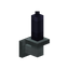 Black Silver Wall Candle