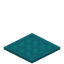 Harsh Quilted Cyan Carpet