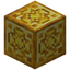 Engraved Raw Gold Block