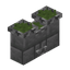 Stone Grass Topped Wall