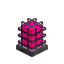 Inverted Purple Laser Lamp