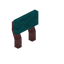 Cyan Scarlet Raised Seat Back